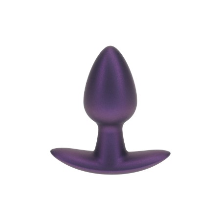 Ouch! Smooth Silicone Anal Plug Small Metallic Purple