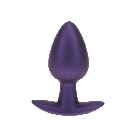 Ouch! Smooth Silicone Anal Plug Medium Metallic Purple