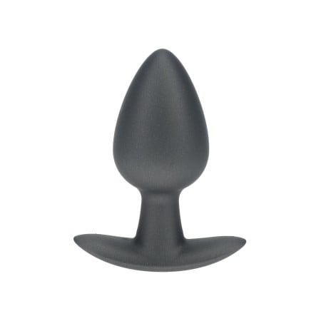 Ouch! Smooth Silicone Anal Plug Medium Gunmetal