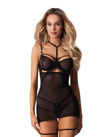 Košilka Obsessive Arrowel Black