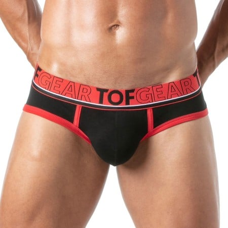 Slipy TOF Paris Champion Backless Brief černé