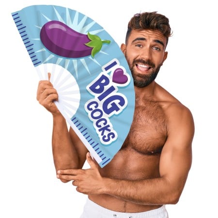 I Love Big Cocks Fan