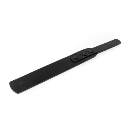 Kožená plácačka Whips Primal Bond Braided Paddle černá