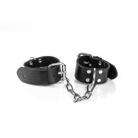 Kožená pouta Whips Primal Bond Slim Cuffs Small černá