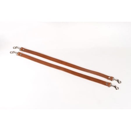 Remienky Whips Primal Bond Long Leather Connectors hnedé