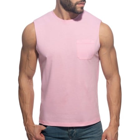Addicted AD531 Basic Tank Top Baby Pink