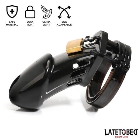 Latetobed Chastity Cage Long