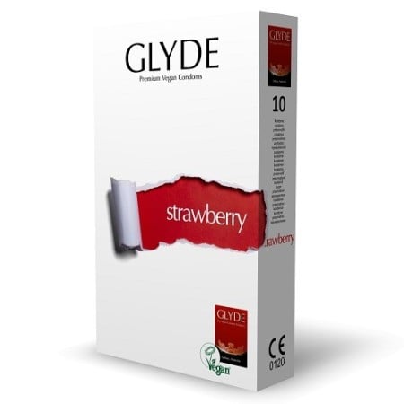 Glyde Condoms Strawberry 10 Pack