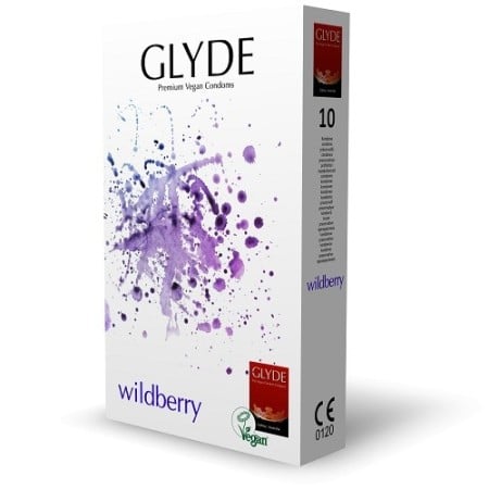 Glyde Condoms Wildberry 10 Pack