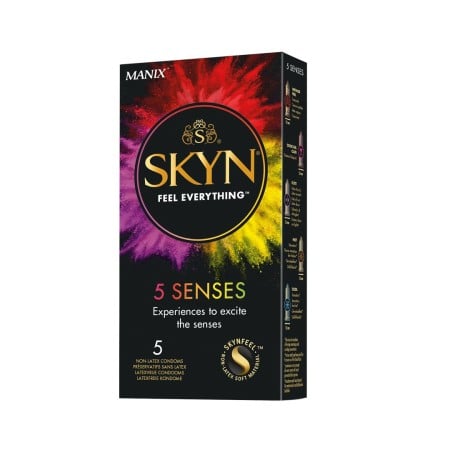 Kondómy Skyn 5 Senses+ 5 ks