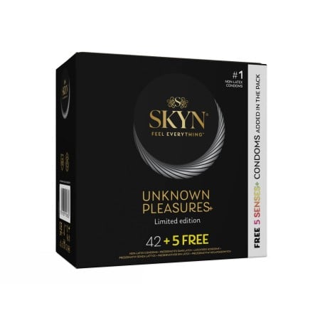 Skyn Unknown Pleasures+ Condoms 47 Pack
