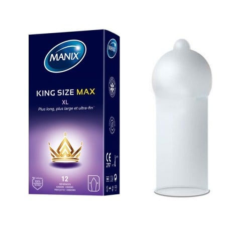Manix King Size Max Condoms 12 Pack