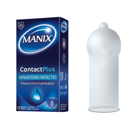 Manix Contact Plus Condoms 12 Pack