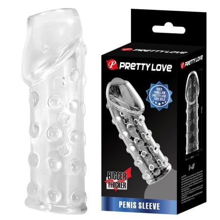 Návlek na penis Pretty Love Triff priehľadný