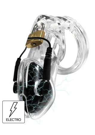 Akrylátová klietka na penis Hidden Desire Extreme Electro Cock Cage