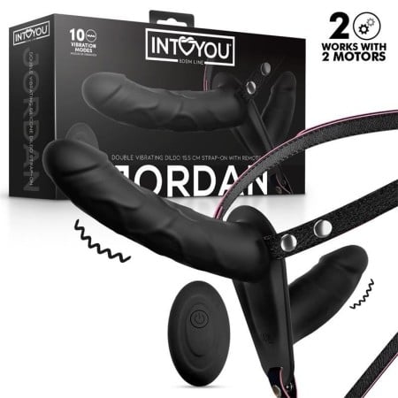 Vibrační připínací dildo Intoyou Jordan