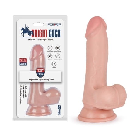VscNovelty Knight Cock Triple Density Dildo 7.5″