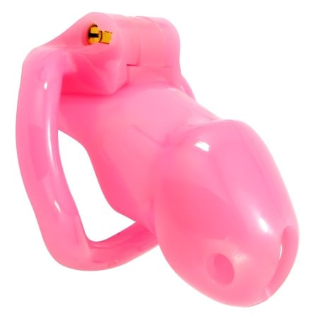 Klietka na penis Slave4master Trainer Cage ružová