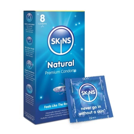 Kondómy Skins Natural 8 ks