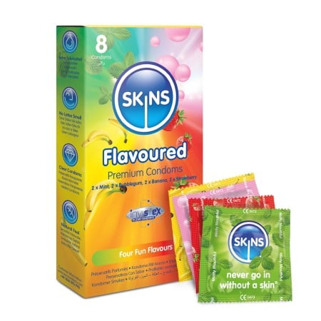 Kondomy Skins Flavours 8 ks
