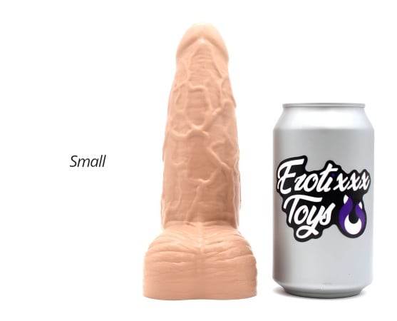 Erotixxx Toys Big Veiny Dildo Pale Flesh 75% S