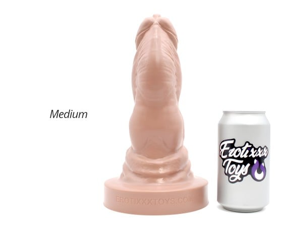 Dildo Erotixxx Toys Bulldog Pale Flesh 75% M