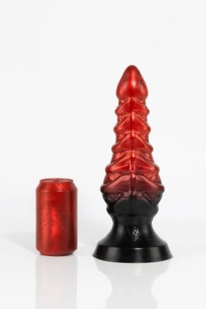 Dildo Twisted Beast Jinn Demon Blood (Ombre) extra velké