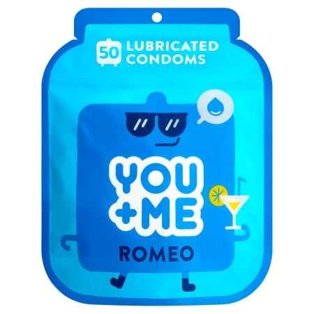 Kondomy YOU+ME Romeo 50 ks