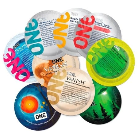 ONE Mixed Pleasures Condoms 12 Pack