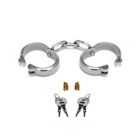Kovová pouta Prowler RED Heavy-Duty Hand Cuffs