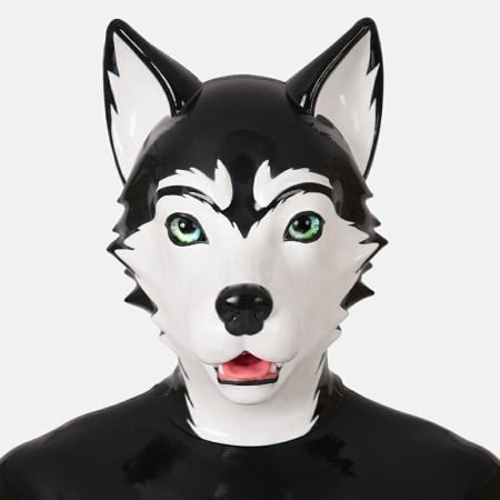 Kukla Furrjoi Silicone Husky Hood Moss