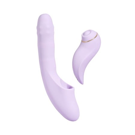 Svakom DuoGlow Thrusting Vibrator with Clitoral Stimulator