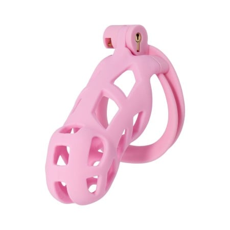 Hidden Desire Extreme Penis Prison Cock Cage Long Pink