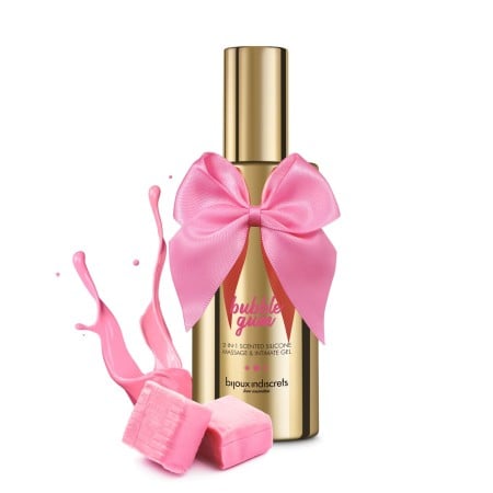 Masážní gel Bijoux Indiscrets 2-in-1 Bubblegum 100 ml
