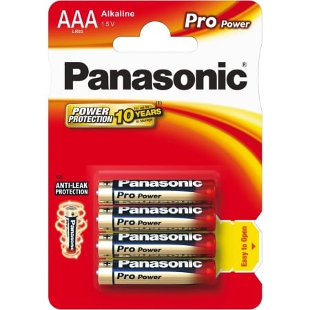 Panasonic AAA LR03 1.5 V Pro Power Batteries