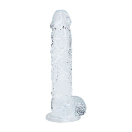 Gelové dildo RealRock Crystal Clear 5″