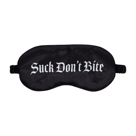 Ouch! Suck Don't Bite Satin Blindfold