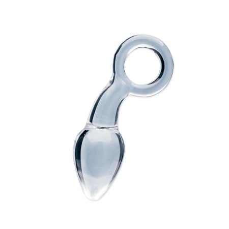 Sklenený análny kolík Clarity Utopian Delight