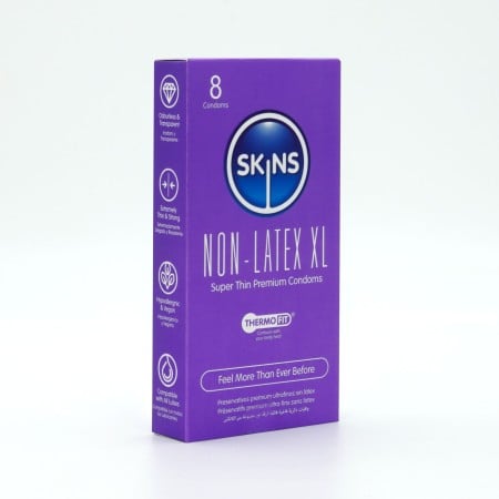 Kondómy Skins Non-Latex XL 8 ks