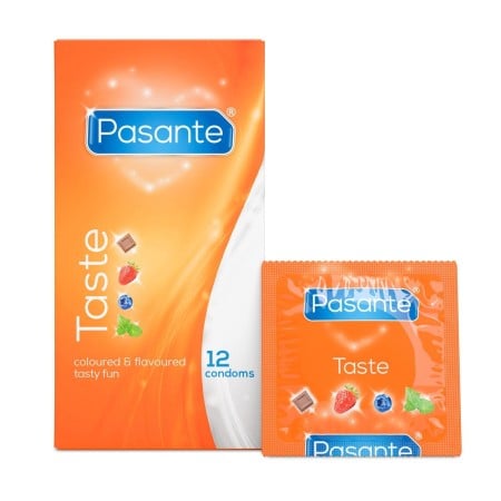 Pasante Taste Condoms 12 Pack