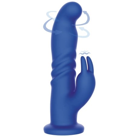Dvojitý rotační vibrátor Playhouse Delight Rotating G-Spot Rabbit
