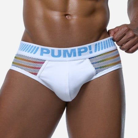 Slipy PUMP! Prism bílé