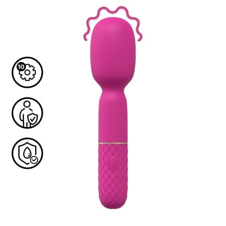 Loveline Mini Wand Vibrator Pink