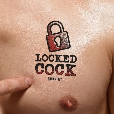 Dočasné tetovanie Fuck & Fist Locked Cock
