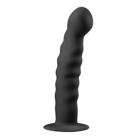 EasyToys Ribbed Dong Dildo Black