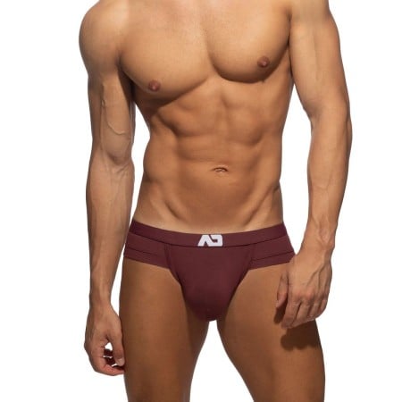 Slipy Addicted AD1497 Bamboo Skin Layer Cheeky Brief tmavě červené