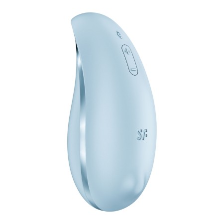 Přikládací stimulátor Satisfyer Tap & Roll modrý