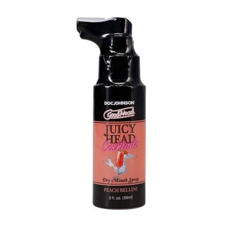 GoodHead Juicy Head Cocktails Peach Bellini Dry Mouth Spray 59 ml