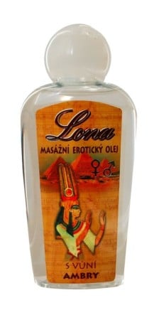 Masážny olej Lona s vôňou ambry 130 ml