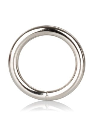 Kovový erekční kroužek CalExotics Silver Ring